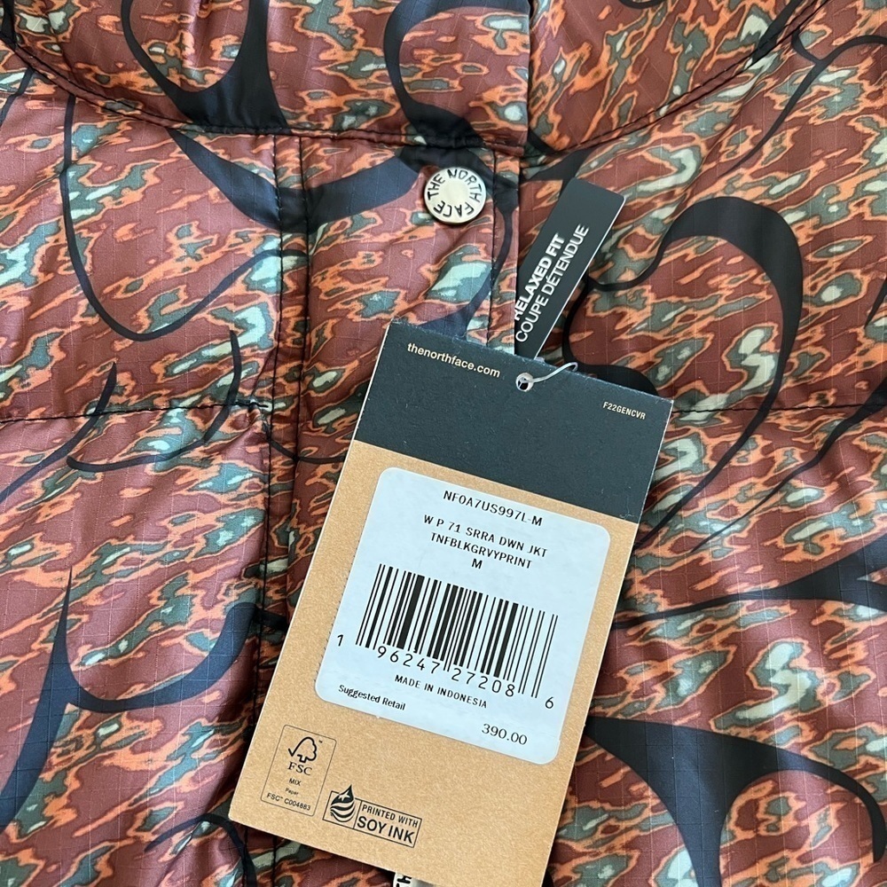 The North Face Printed 71 Sierra Down Short Jacket - Picture 8 of 13